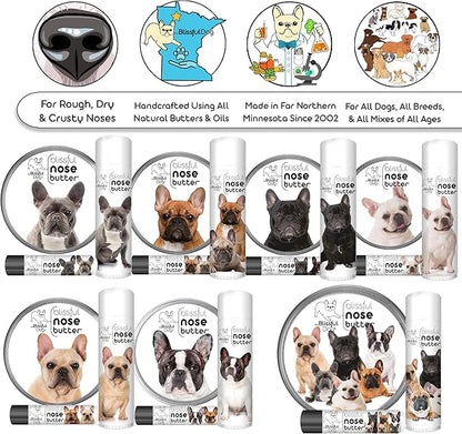 The Blissful Dog Blue French Bulldog Unscented Nose Butter, 16oz