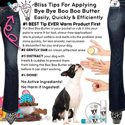 The Blissful Dog Boston Terrier Boo Boo Butter, 16oz