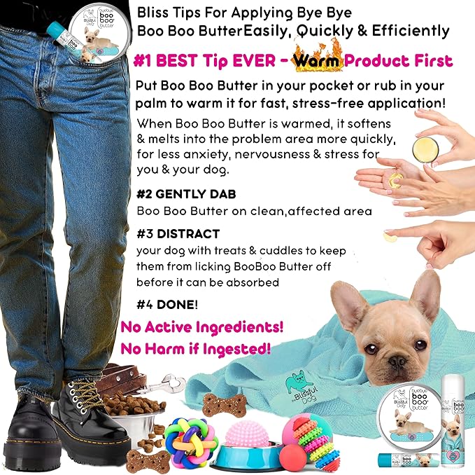 The Blissful Dog 1 oz TIN French Bulldog Booboo Butter