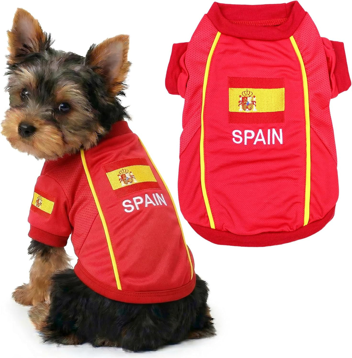 Parisian Pet Soccer Jersey for Dogs – Breathable Mesh Team Jersey, XS–5XL