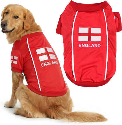 Parisian Pet Soccer Jersey for Dogs – Breathable Mesh Team Jersey, XS–5XL