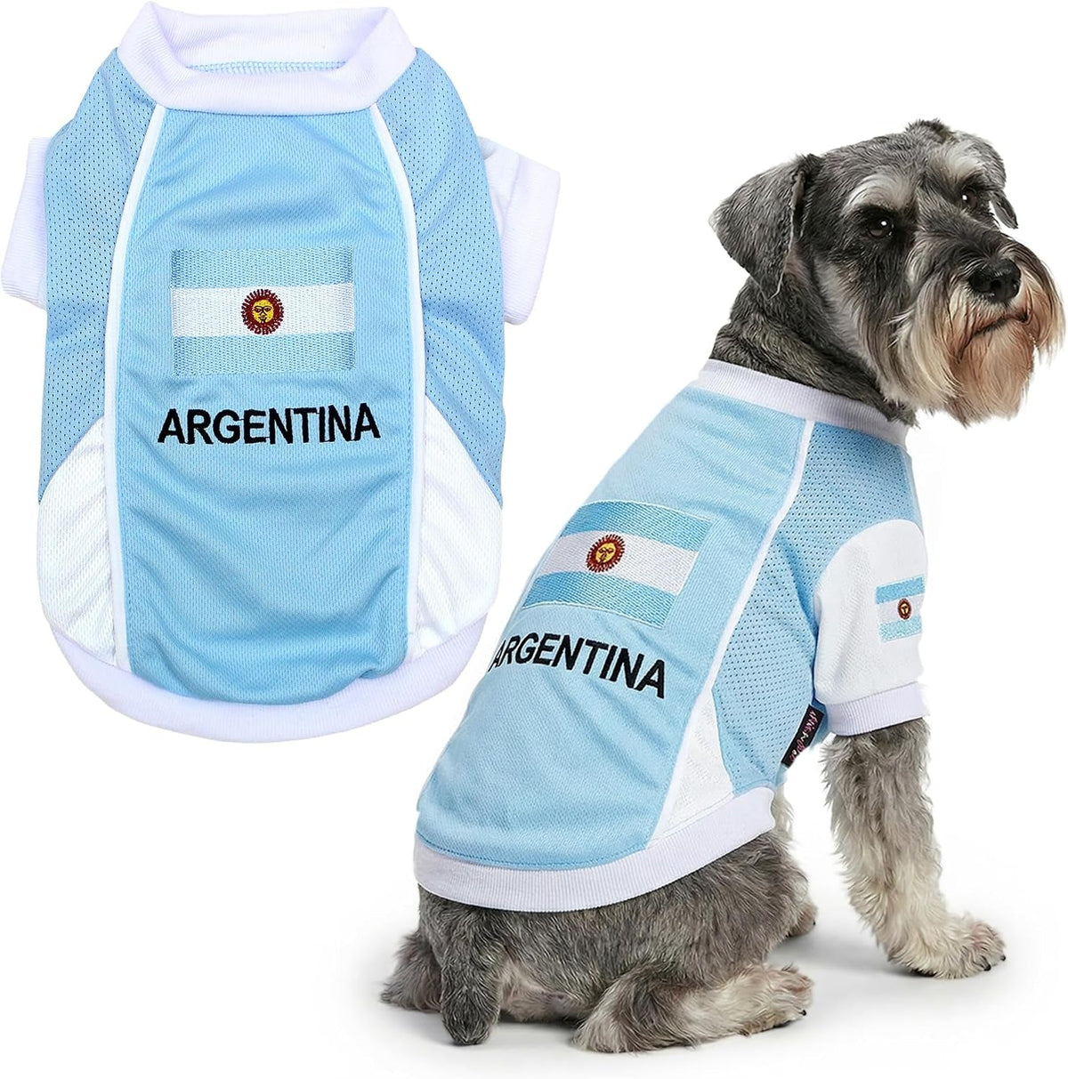 Parisian Pet Soccer Jersey for Dogs – Breathable Mesh Team Jersey, XS–5XL