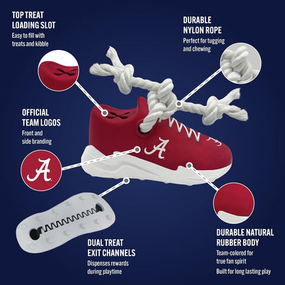 NCAA Cleat Dog Toy & Treat Dispenser – 7 Team Options