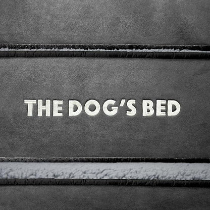 The Dog’s Bed, Orthopedic Standard Foam Waterproof Dog Bed with Standard Support, XXL Grey Plush, Waterproof, Supportive Dog Bed with Replaceable Covers, Veterinary Approved