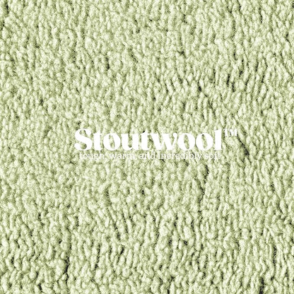 Stoutwool Indestructible Dog Bed - Fluffy Chew Proof Dog Crate Pad - Tough Kennel Pad for Aggressive Chewers - Washable, Ideal for Jumbo Breeds & Fits 54-Inch Crate - 53"x35", Gleam