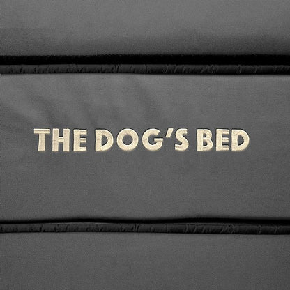 The Dog’s Bed, Orthopedic Standard Foam Waterproof Dog Bed with Standard Support, Large Grey with Black Trim, Waterproof, Supportive Dog Bed with Replaceable Covers, Veterinary Approved