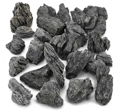 Unocho Aquarium Rocks Natural Seiryu Rock 20LB aquascape Stone for Fish Tank Aquariums Landscaping Model Tank Decoration Aquarium Miniature and Fairy Garden- 3 to 10 inches
