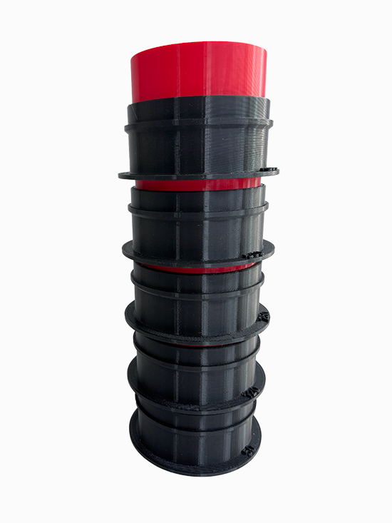 3" Copepod stackable sieve set