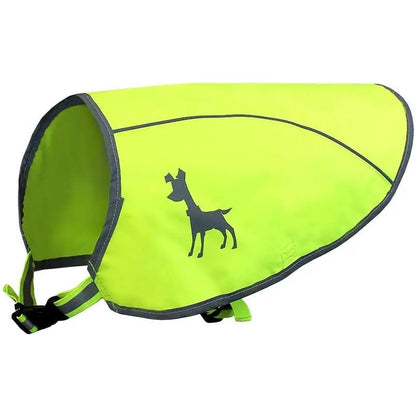 Alcott Visibility Dog Vest with Reflective Trim, Medium Neon Yellow