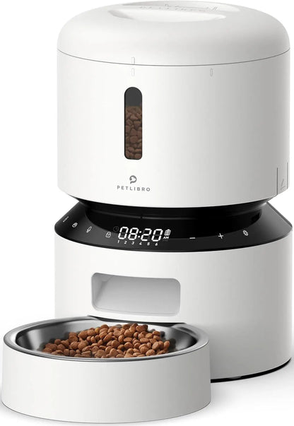 Automatic Pet Feeder 3L/5L with Camera, Timed Portions, Voice Call, Dual Power