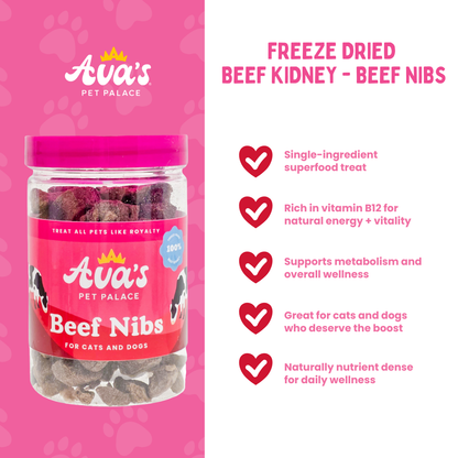 Freeze Dried Beef Kidney - Beef Nibs