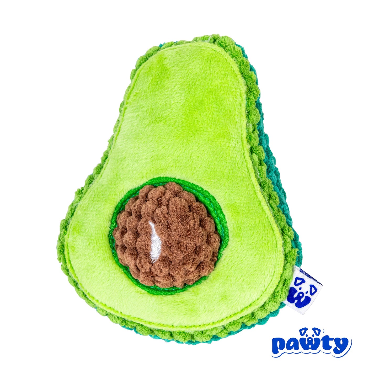 AVOCADO PLUSH DOG TOY