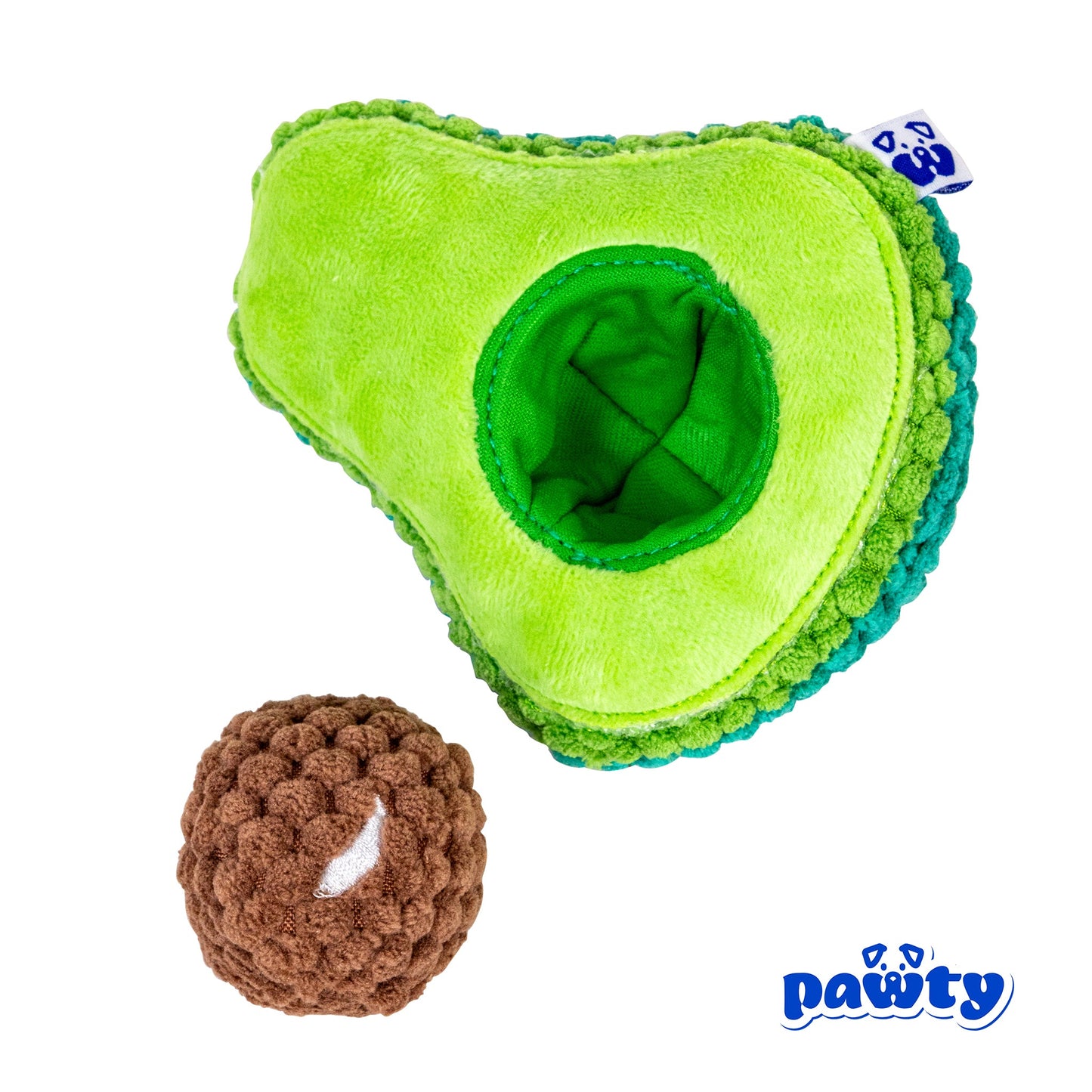 AVOCADO PLUSH DOG TOY