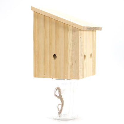 Durable Outdoor Carpenter Bee Trap – Pine Wood, Eco-Friendly, Hanging or Mounting, Multiple Styles