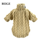 Winter Warm Knitted Turtleneck Sweater for Small Dogs or Cats