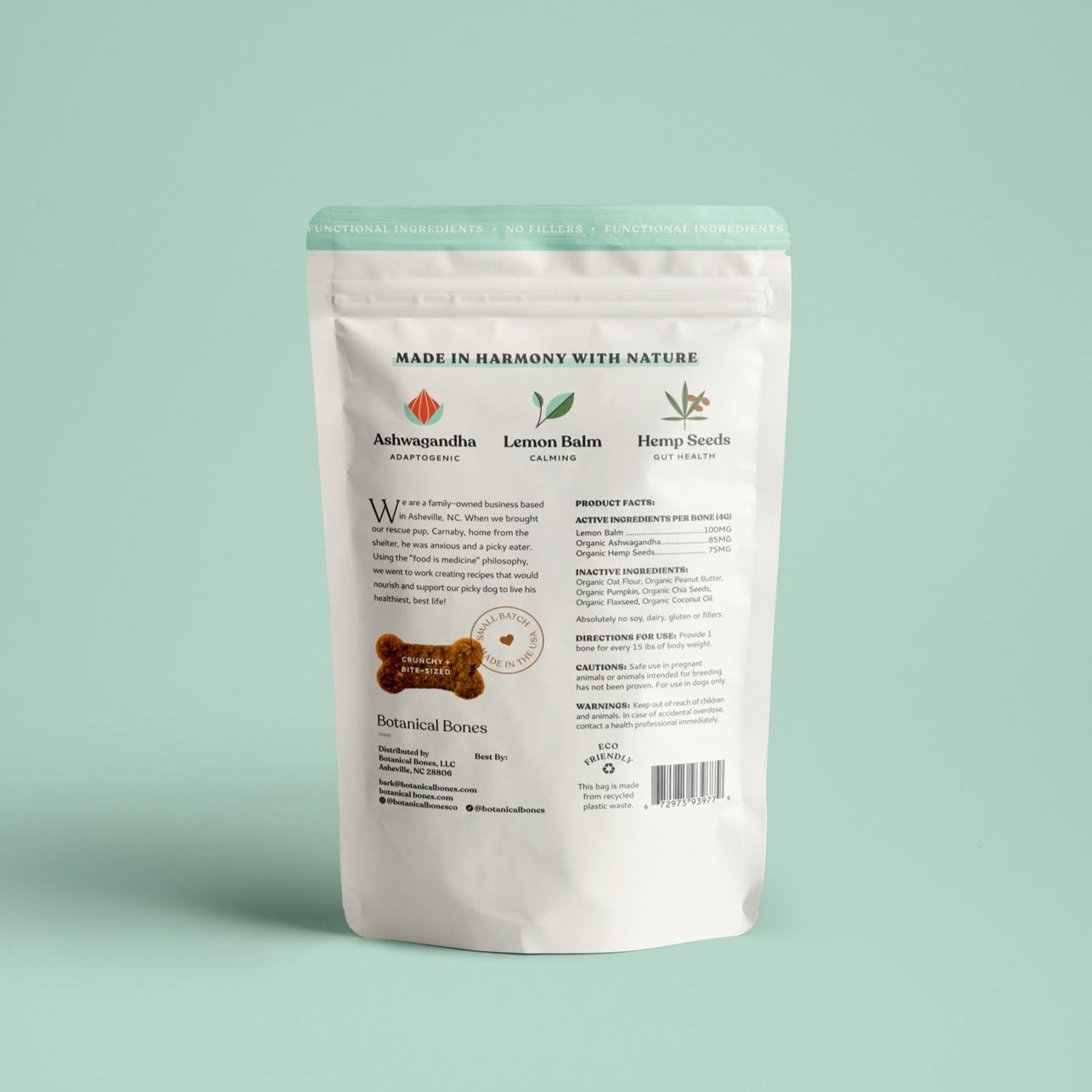 Balance + Calm | Calming Plant-Based Dog Treats for Anxiety with Ashwagandha
