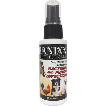 Banixx Pet & Horse Care Spray 2 oz – Travel Size – Skin & Hoof Care Solution