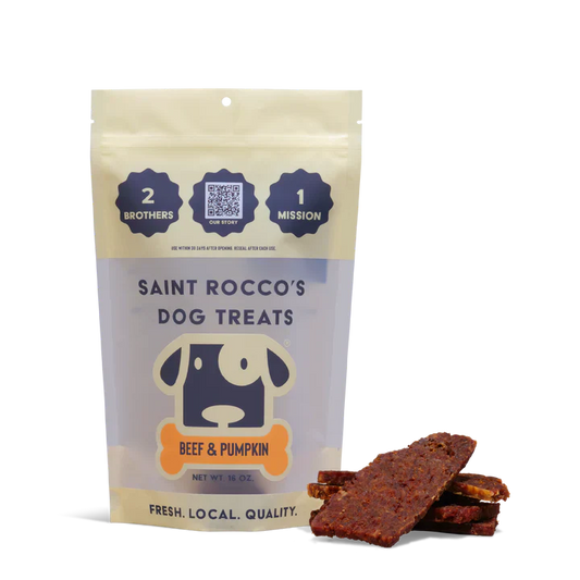 Saint Rocco's Dog Treats Beef & Pumpkin (8oz)