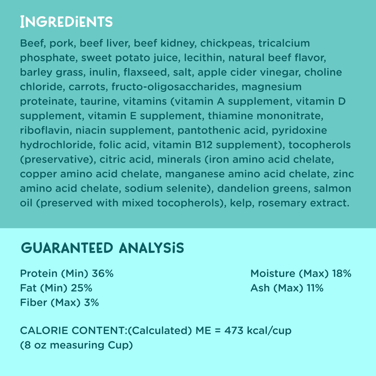 Beef Grain Free Recipe Air-Dried Adult Cat Food 1lb bag