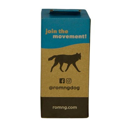 Bio-Based Poop Bag Bundle with Bamboo Dispenser + Hemp Rope Tug Toy | rōmng