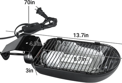 Bird Cage UVB Light Fixture Kit 20W UVA UVB Lamp for Aviary Health