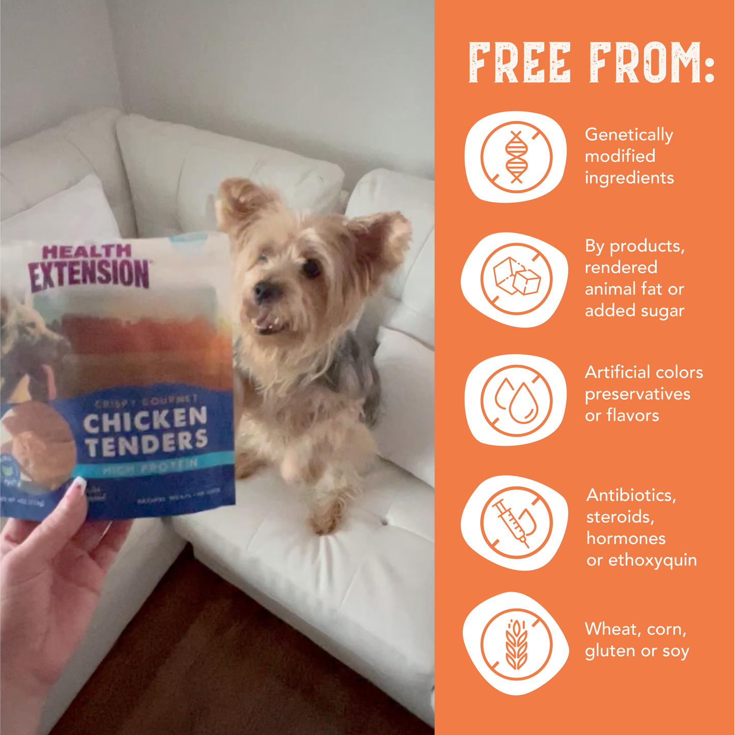 Grain-Free Chicken Tenders Dog Treats