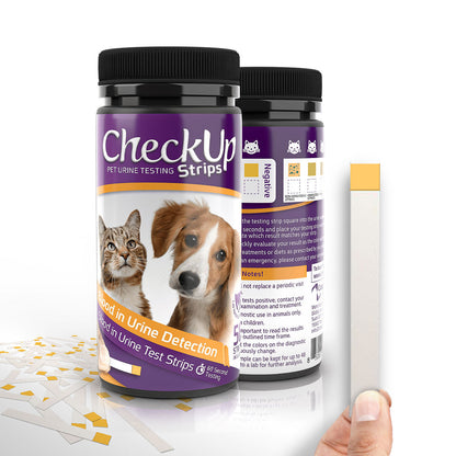 Coastline Global CheckUp Blood in The Urine Urine Testing Strips for Cats and Dogs 50CT