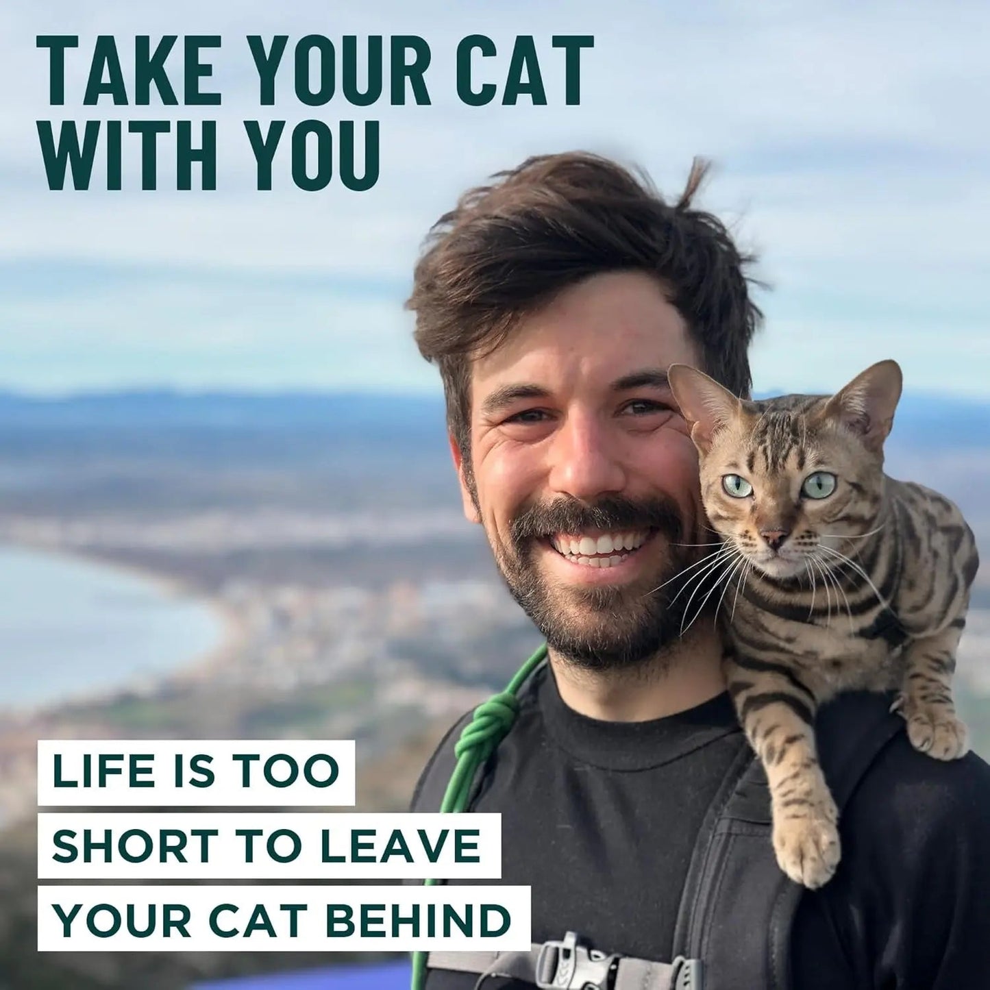 Cat Harness Escape Proof Adjustable Leash Set Reflective Walking Vest