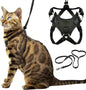 Cat Harness Escape Proof Adjustable Leash Set Reflective Walking Vest