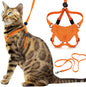 Cat Harness Escape Proof Adjustable Leash Set Reflective Walking Vest