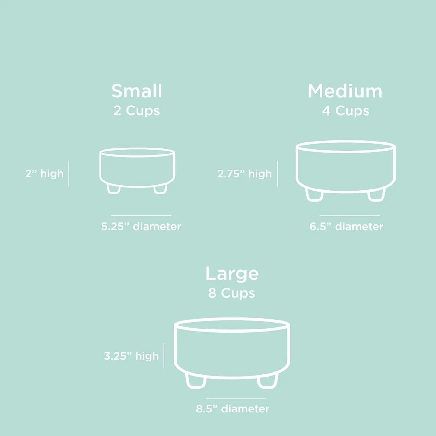 Ceramic Cat & Dog Pet Bowl, Elevated Stoneware Feeder, Dishwasher Safe