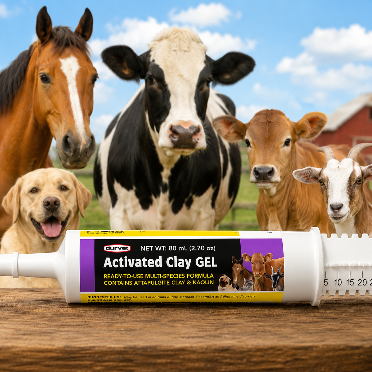 Durvet Multi Species Activated Clay Gel 80ML