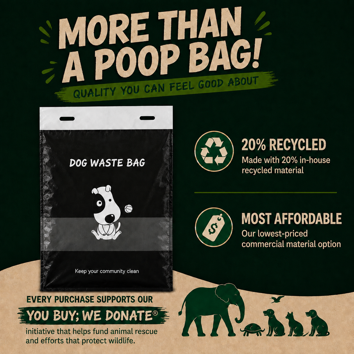 Recycled - Header Bags ($)