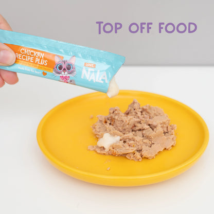 Chicken Recipe Plus Cat Treats, Pack of 4