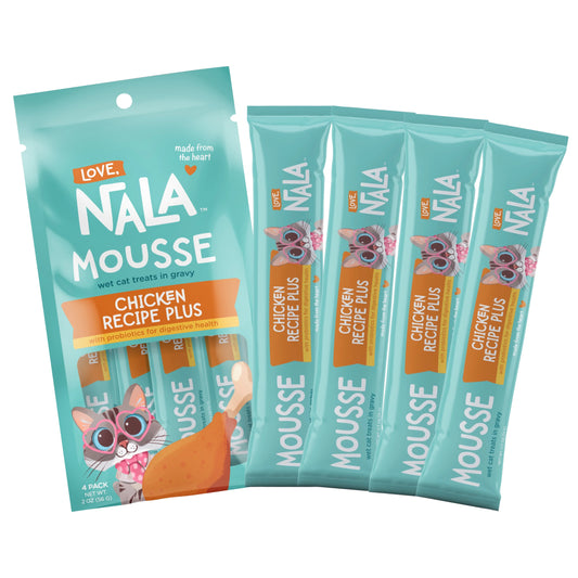 Chicken Recipe Plus Cat Treats, Pack of 4