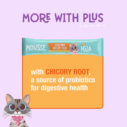 Chicken Recipe Plus Cat Treats, Pack of 4