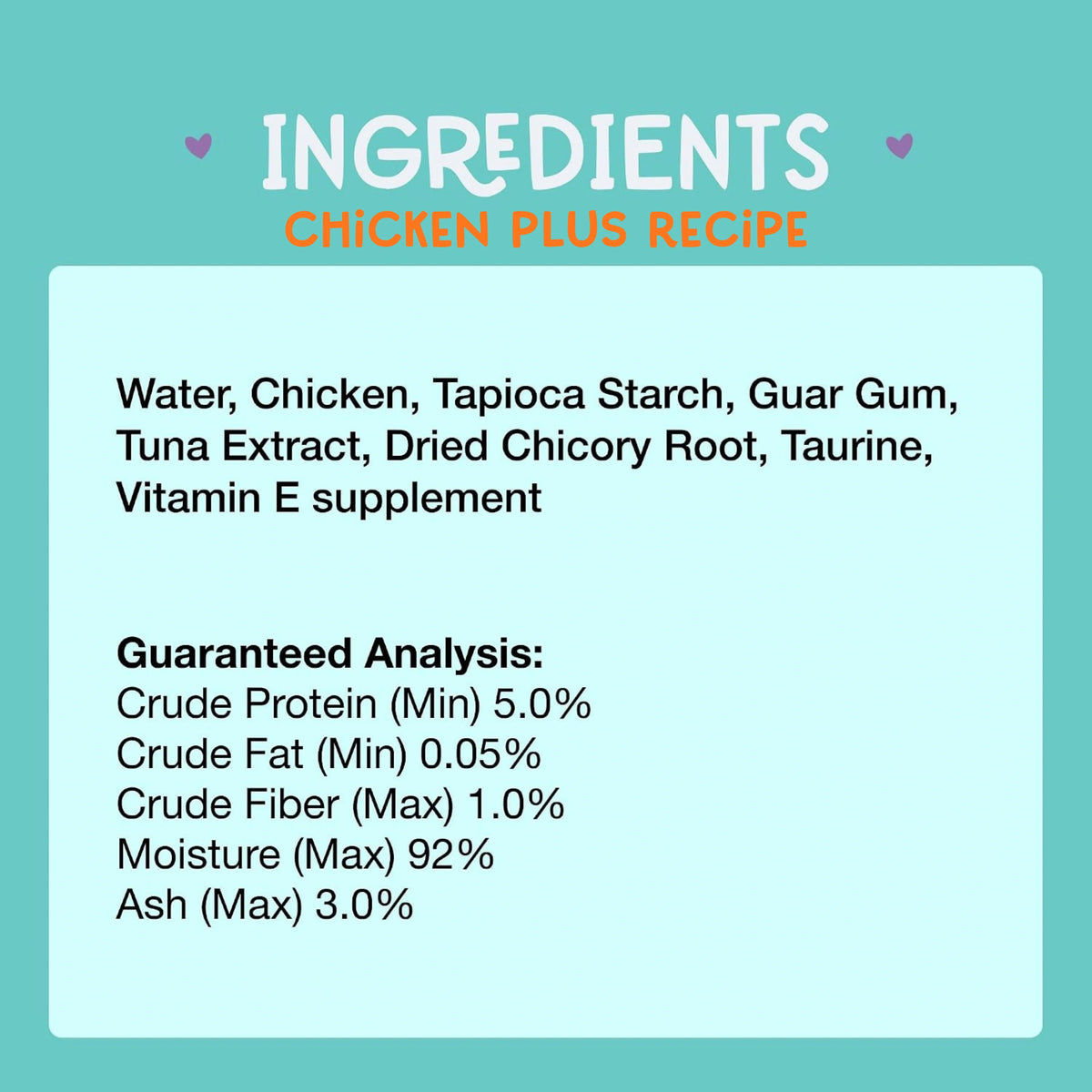 Chicken Recipe Plus Cat Treats, Pack of 4