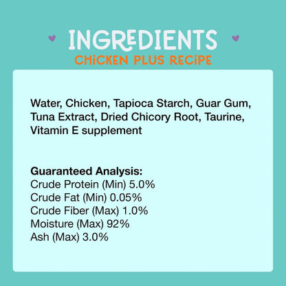 Chicken Recipe Plus Cat Treats, Pack of 4