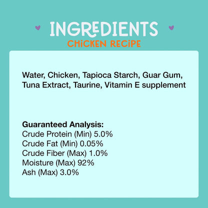 Chicken Recipe Cat Treats, Pack of 4