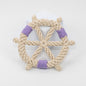 Color wheel Macrame Rope Pet Toy