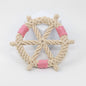 Color wheel Macrame Rope Pet Toy