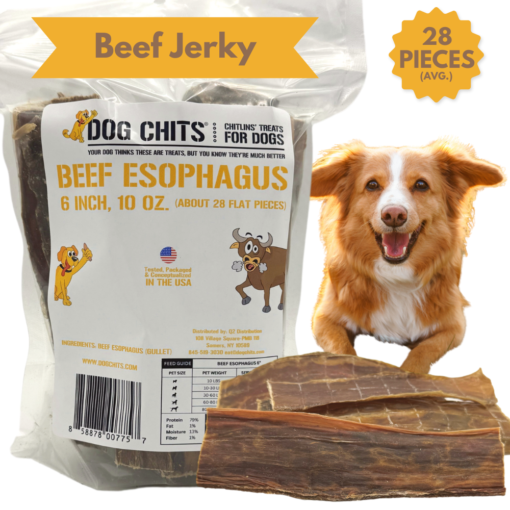 Beef Jerky Flats, 6 Inch, 10 oz. Bag (avg. 25 pieces)