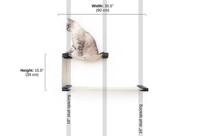 The Double Decker - Cat Hanging Bed Set