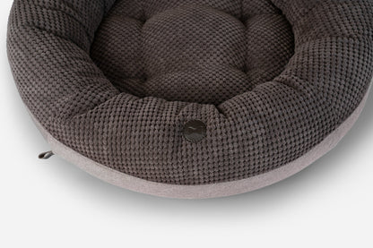 Chestnut Donut Dog Bed