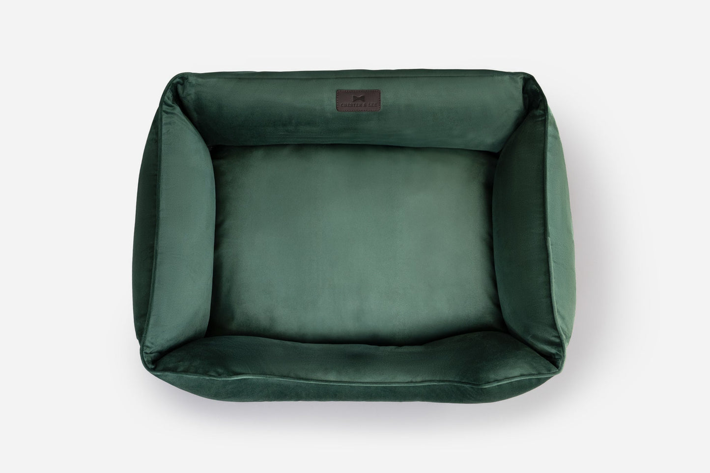 Classic Velvet Sleeper Dog Bed Green