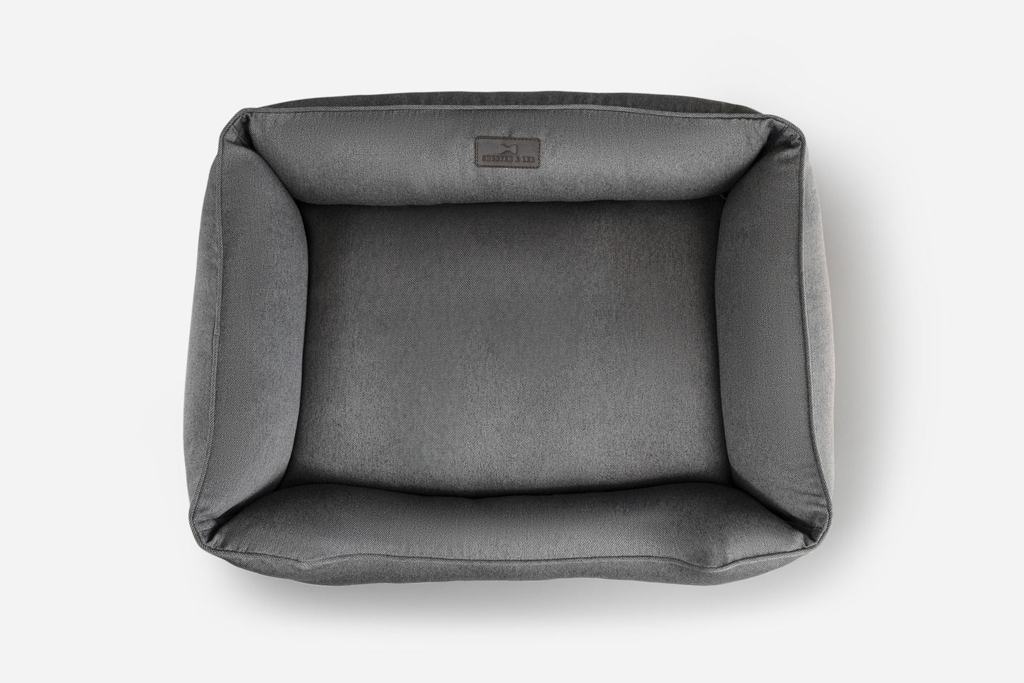 Cotton Sleeper Dog Bed Gray