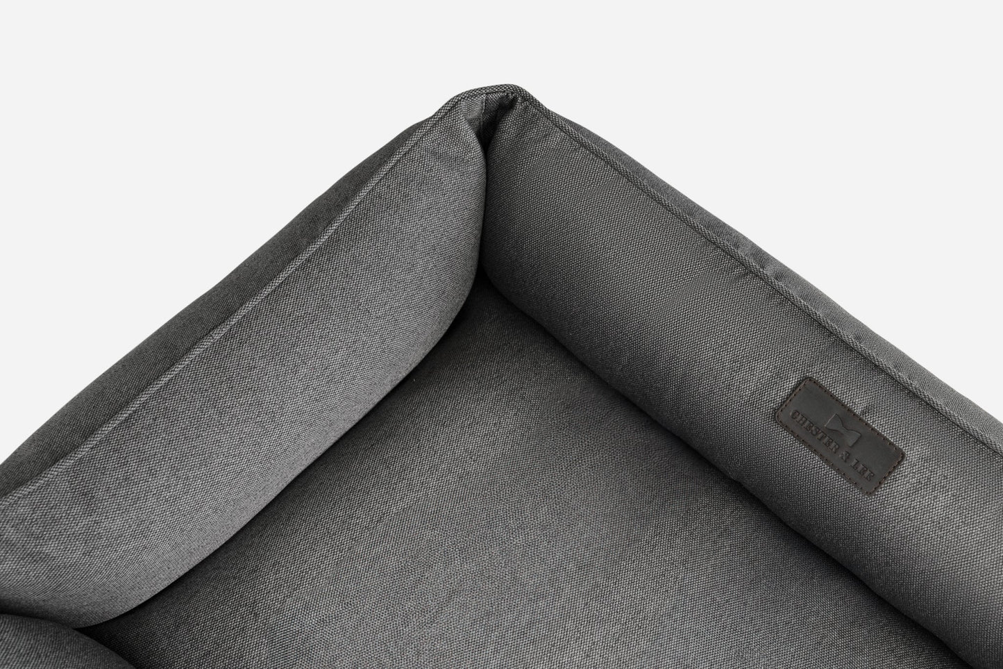 Cotton Sleeper Dog Bed Gray