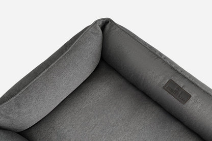 Cotton Sleeper Dog Bed Gray