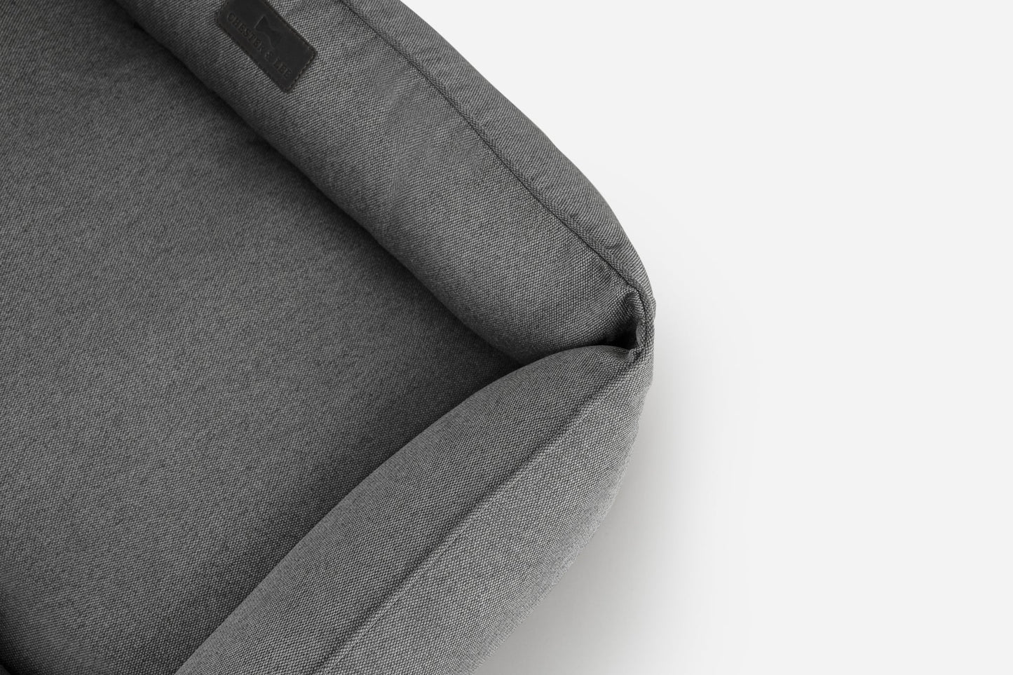 Cotton Sleeper Dog Bed Gray