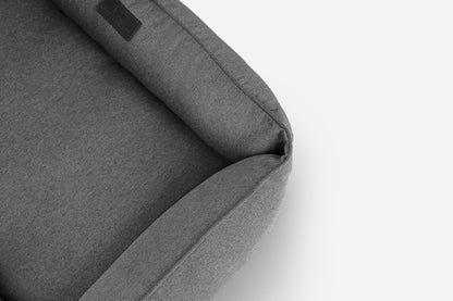Cotton Sleeper Dog Bed Gray
